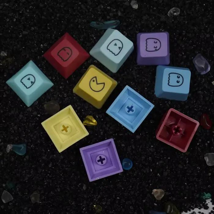 NPKC 5 pièces mignon émoticônes Keycaps OEM/DSA supplémentaire Keycap PBT touches pour clavier mécanique personnalisé bricolage jeu clé capuchon