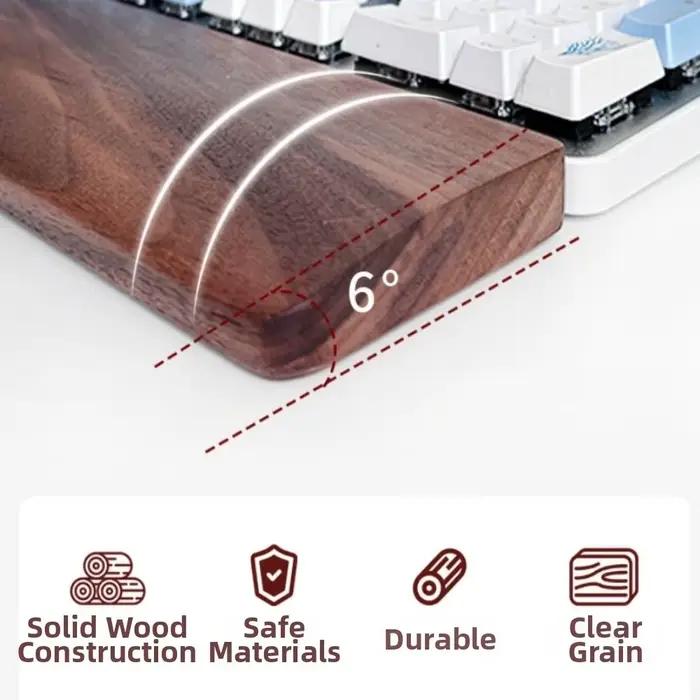 Nouveau repose-poignets en bois pour clavier 60/87/104 touches