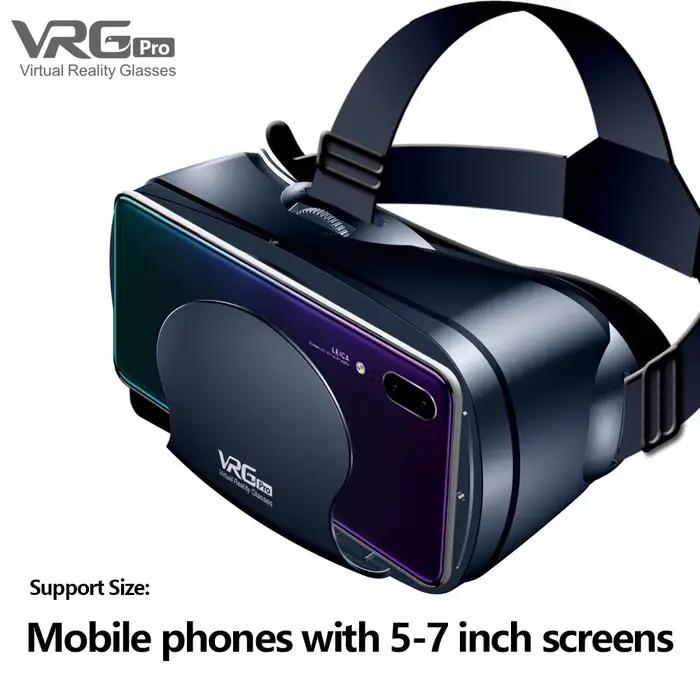 Lunettes 3D VR pour Smartphones, Immersion Totale, Visionnage Films et Jeux Vidéo, Design Ergonomique, Support 7 Pouces, Compatible Multiples Marques, Occasions Spéciales