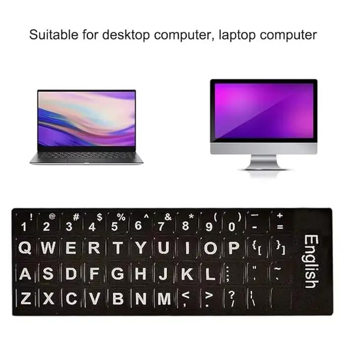 Autocollants de clavier résistants à l'usure