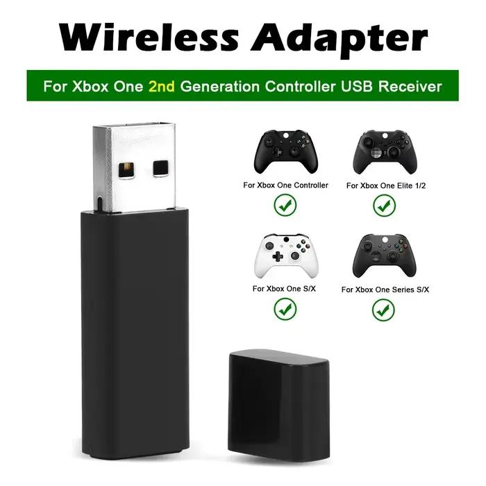 Adaptateur sans fil ONE S compatible avec Xbox One /S/X/Elite/ contrôleur pour Windows 10/8/7