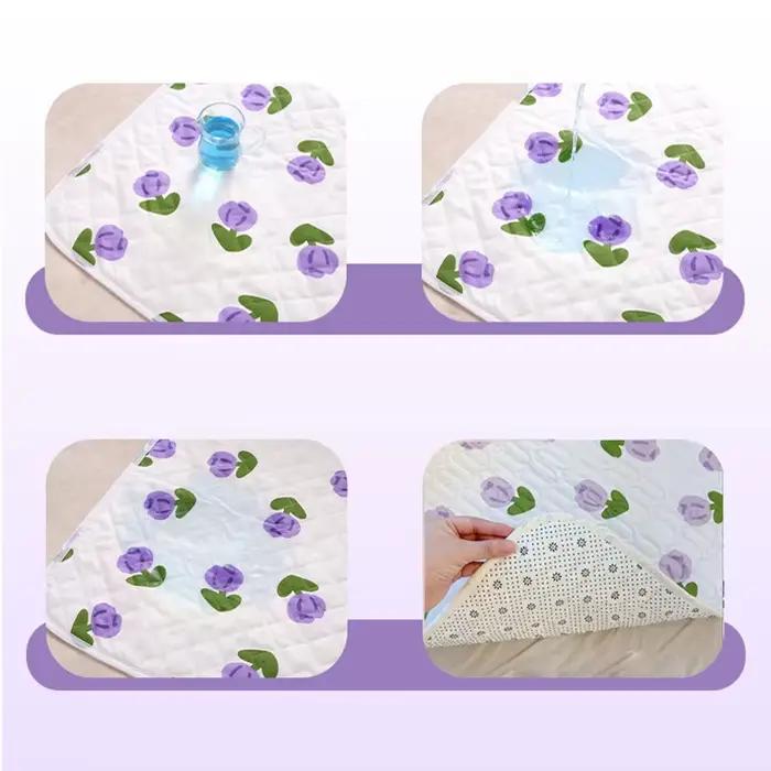 Matelas lavable pour animaux de compagnie, tapis de soins réutilisables pour chiens, antidérapant, absorbant, pour chiot et chat, couche-culotte d'entraînement, costume pour lit, siège de voiture, can