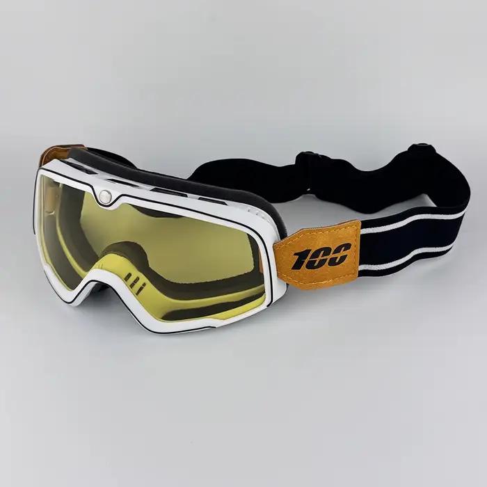 Lunettes de moto rétro lunettes de ski en plein air Motocross lunettes de soleil casque équitation course café course VTT ATV