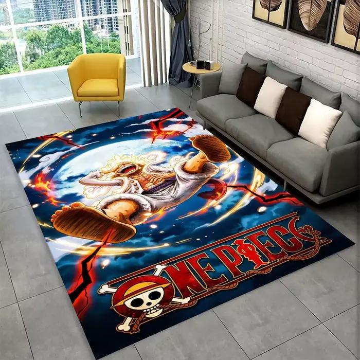 Tapis antidérapant classique One Piece Zoro pour salon