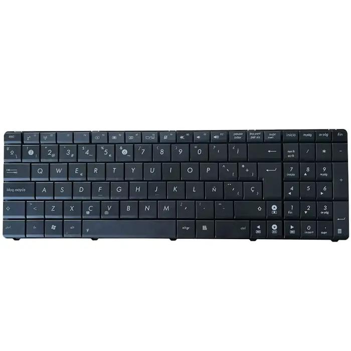Clavier espagnol pour For Asus N53S N53SV K52F K53S K53SV K72F K52 A53 A52 U50 G51 N51 N52 N53 G73