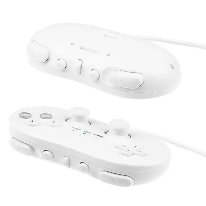 Manette filaire classique pour Nintendo Wii et Wii U joystick analogique compatible avec WiiWare et console virtuelle jeux confortable pour longues sessions de jeu