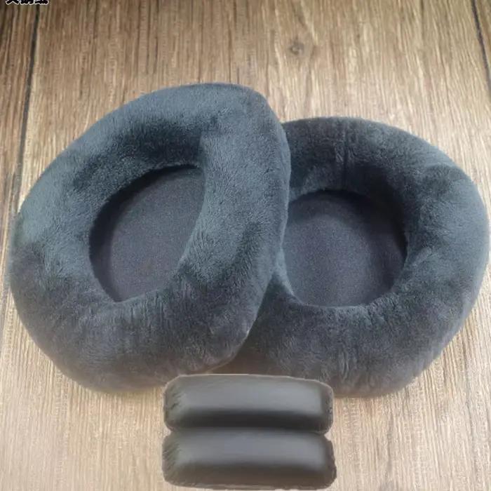 Coussinets d'oreille de remplacement en peau de mouton
