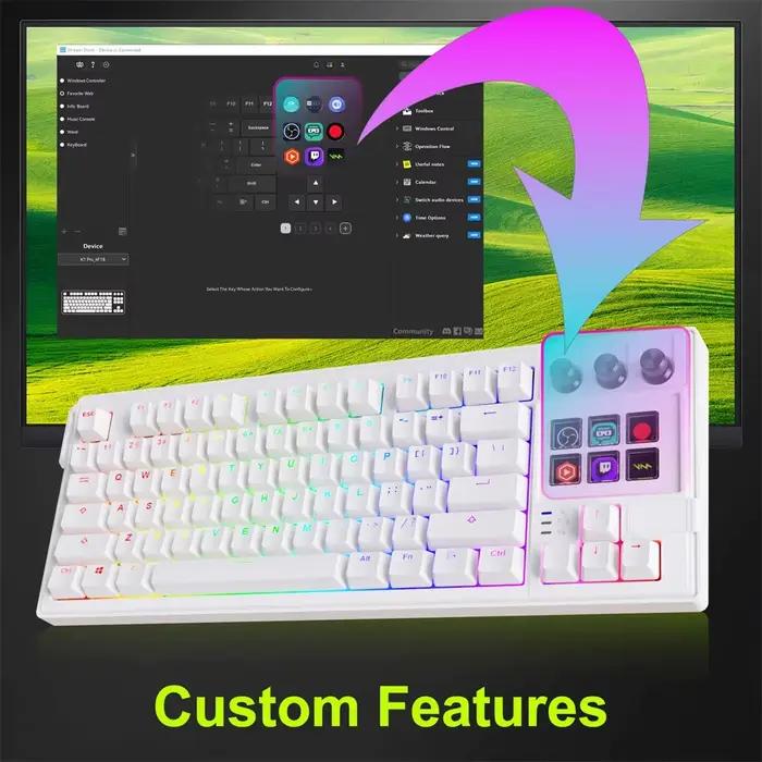 NOUVEAU! Clavier mécanique visuel AI Mirabox K1 PRO