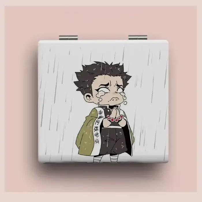 Demon Slayer Tokitou Muichirou Nezuko Animation Peripheral Cartoon Print Square