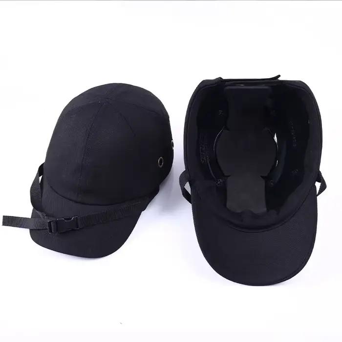Chapeau de protection de sécurité avec logo personnalisé, casquette de protection de la tête, casques de sécurité au travail, coque intérieure en plastique, chapeaux de baseball, nouveau
