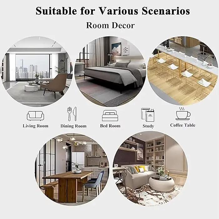 VIKAMA – tapis de sol de cuisine en velours, antidérapant, absorbant l'eau, résistant à l'huile, séchage rapide, salle de bain et toilettes, décoration de maison en cristal