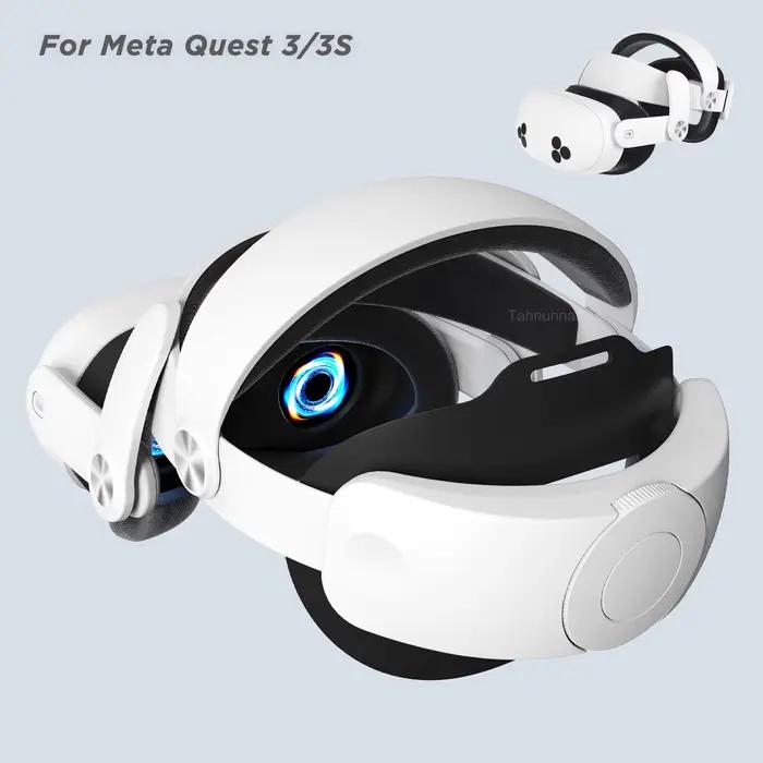Sangle de tête pour casque VR sangle Halo réglable amélioration confort pour Meta Quest 3 3S casques réalité virtuelle gamer joueur occasions spéciales