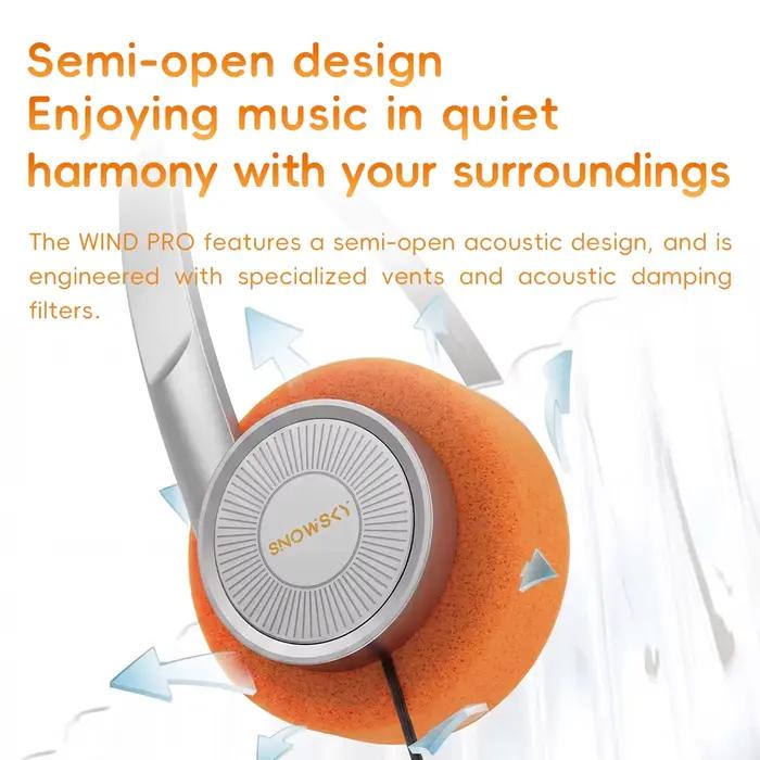 Casque filaire HiFi semi-ouvert FiiO Wind/WIND PRO