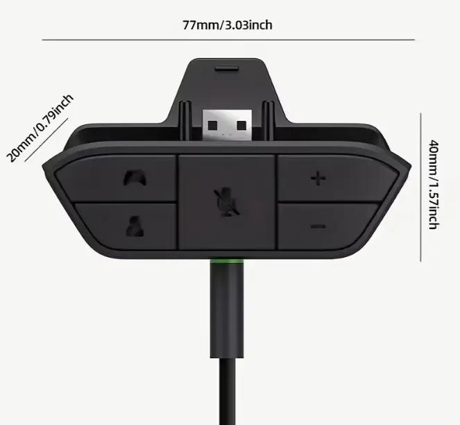 Adaptateur casque stéréo compatible avec Xbox One