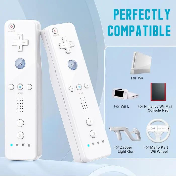 Contrôleurs pour Nintendo Wii 2 en 1 contrôleur gauche droite en option mouvement Plus ensemble jeu télécommande Joystick manette de jeu sans fil