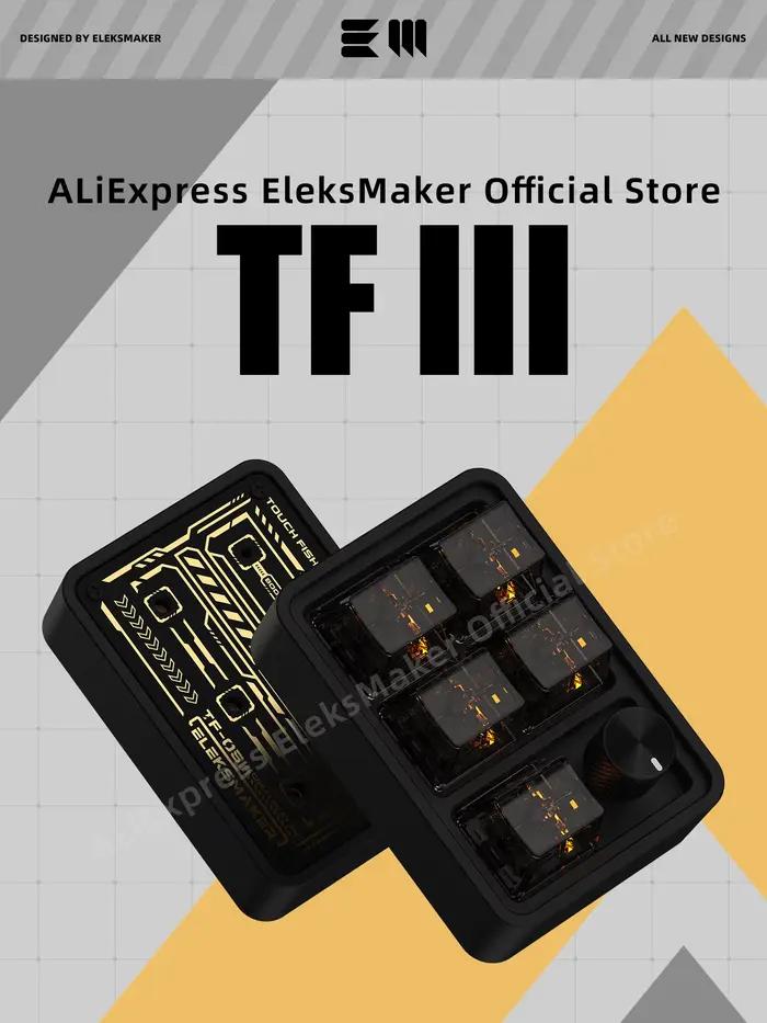 Clavier mécanique en alliage d'aluminium EleksMaker