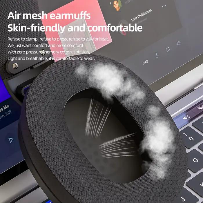 Casque SMAILWOLF L80 Bluetooth sans fil filaire trois modes pour jeu ordinateur portable maison confortable avec microphone pour gamer et communication sociales