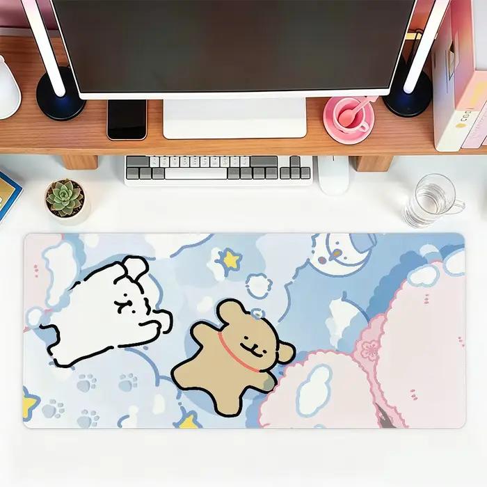 Tapis de souris mignon en forme de chien maltais