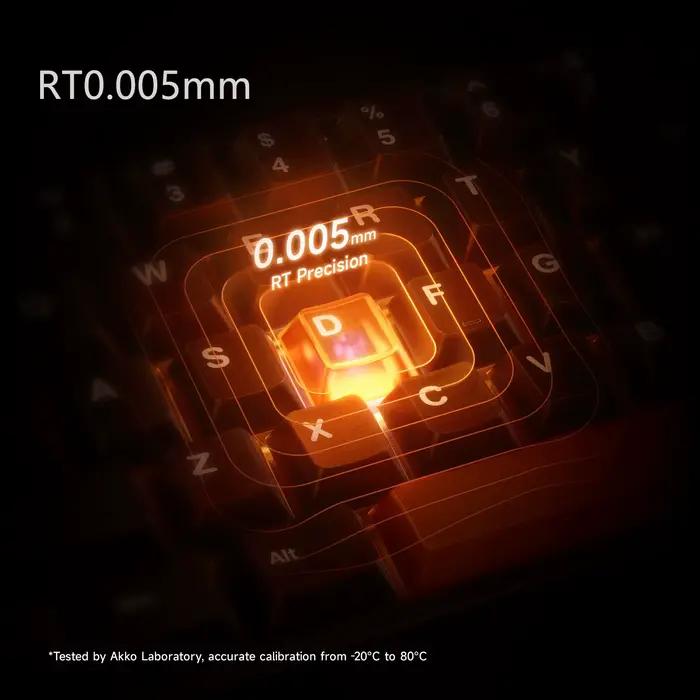 Akko MOD68 HE Magnétique Clavier Mécanique 65% ISO FR/UK/DE Mise En Page Rapide Déclencheur 0.005mm 8K ARGB