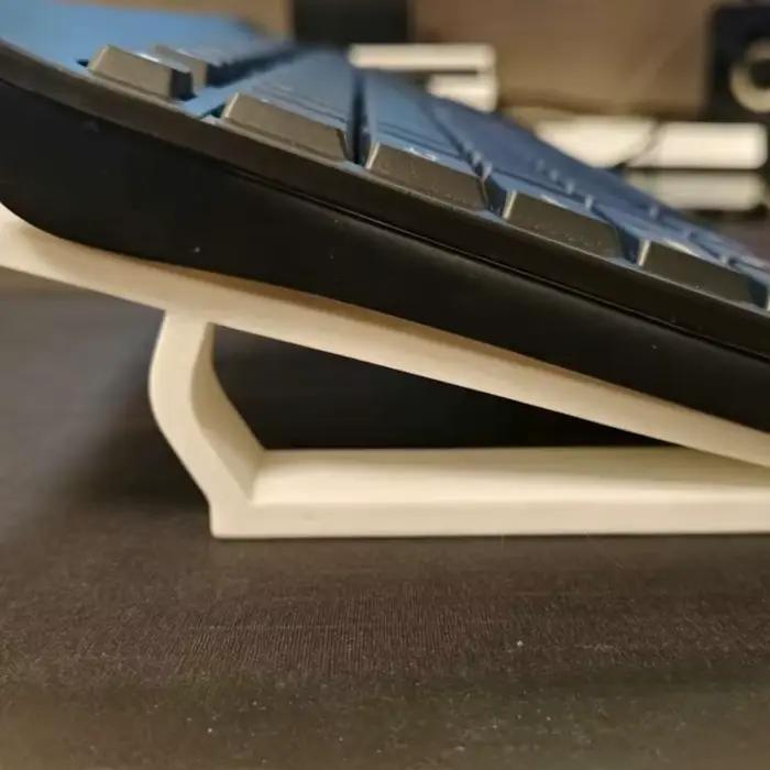 Support de clavier inclinable grand format pour bureau