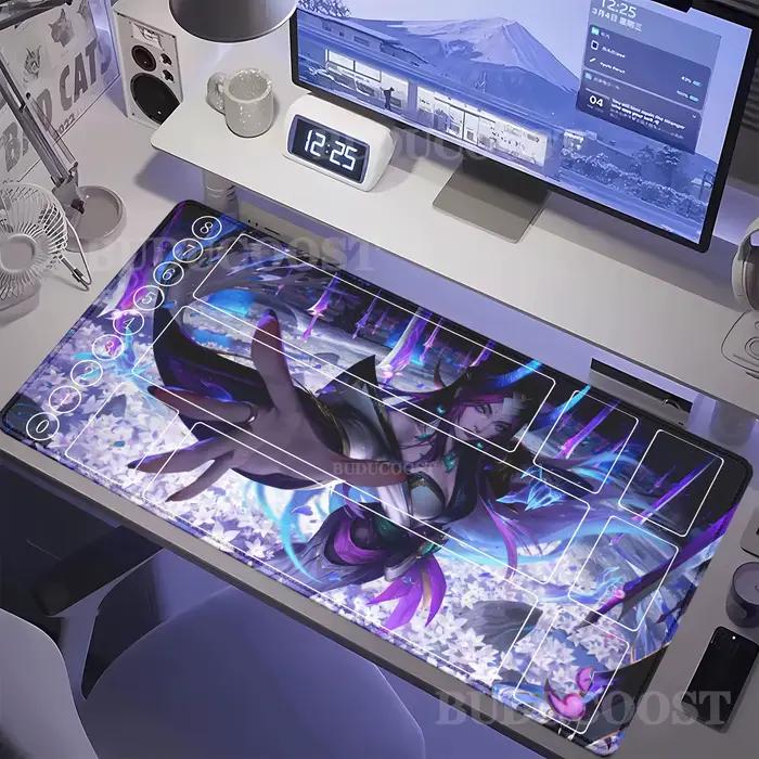 Tapis de jeu imprimé HD League of Mouse Pad Legends Riftbound Series TCG LOL Card 600x350mm