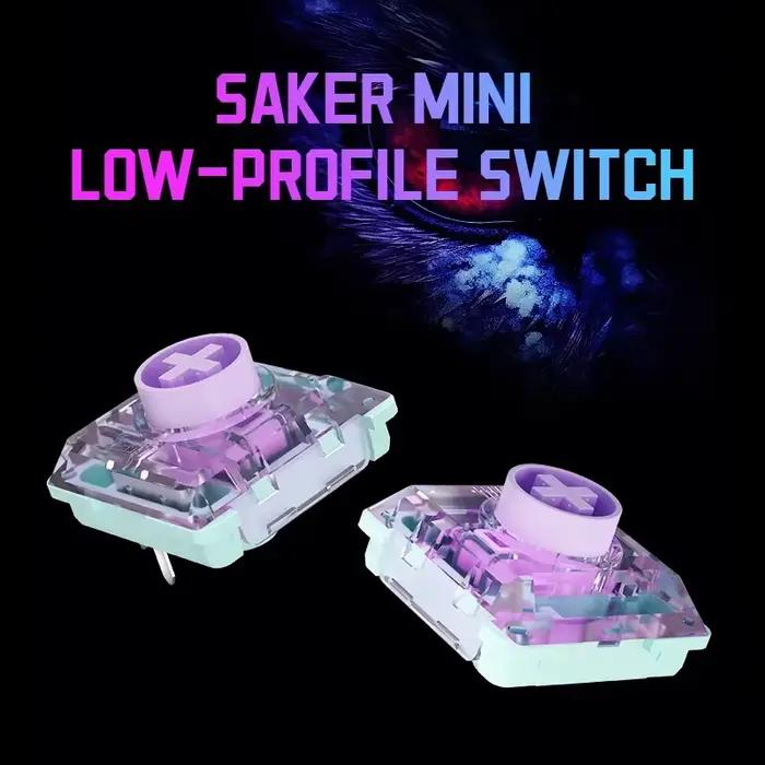 Kailh Saker Mini interrupteur linéaire clavier mécanique à profil bas Ultra-court voyage Total actionnement rapide pour Hitbox 1350 1353 siège