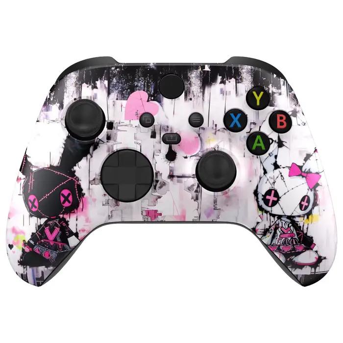EXtremeRate Coque de boîtier avant à poignée souple au toucher pour contrôleur Xbox Series X/S