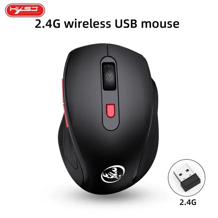 HXSJ Souris de jeu ergonomique sans fil 2