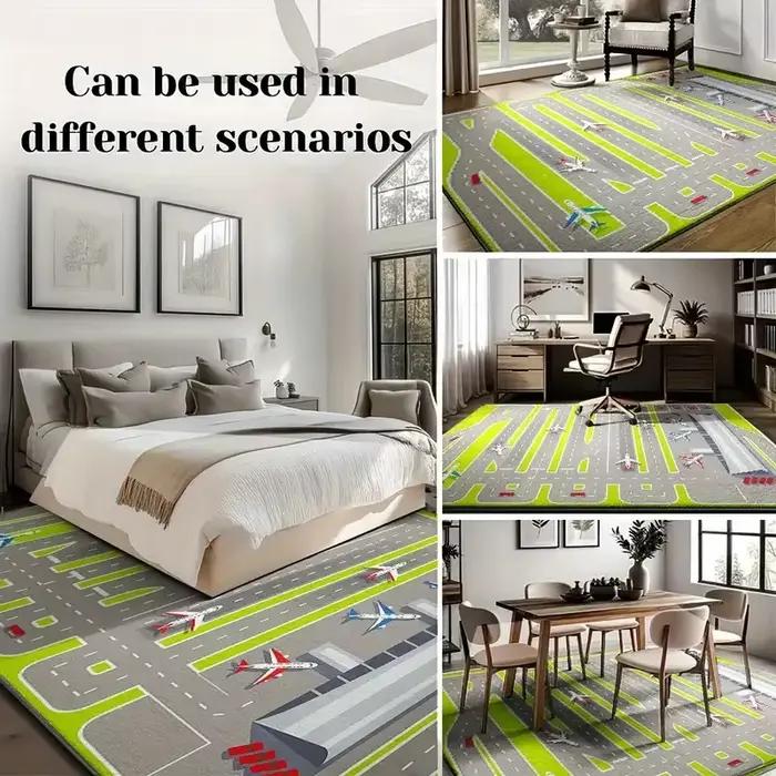 Grand tapis de jeu 3D pour chambre