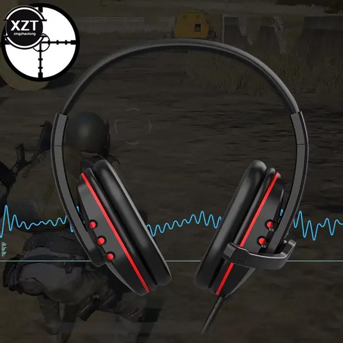 Casque de jeu filaire avec microphone