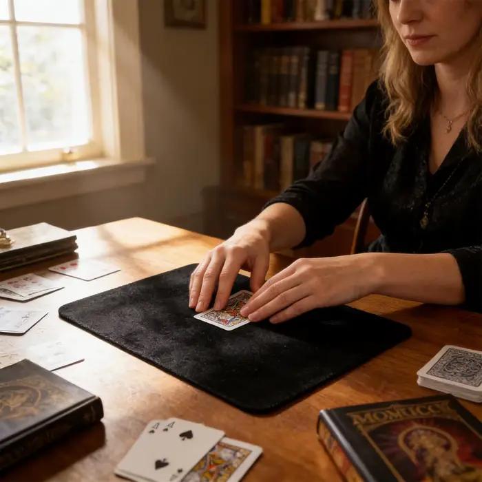 Tapis de jeu de cartes à surface lisse