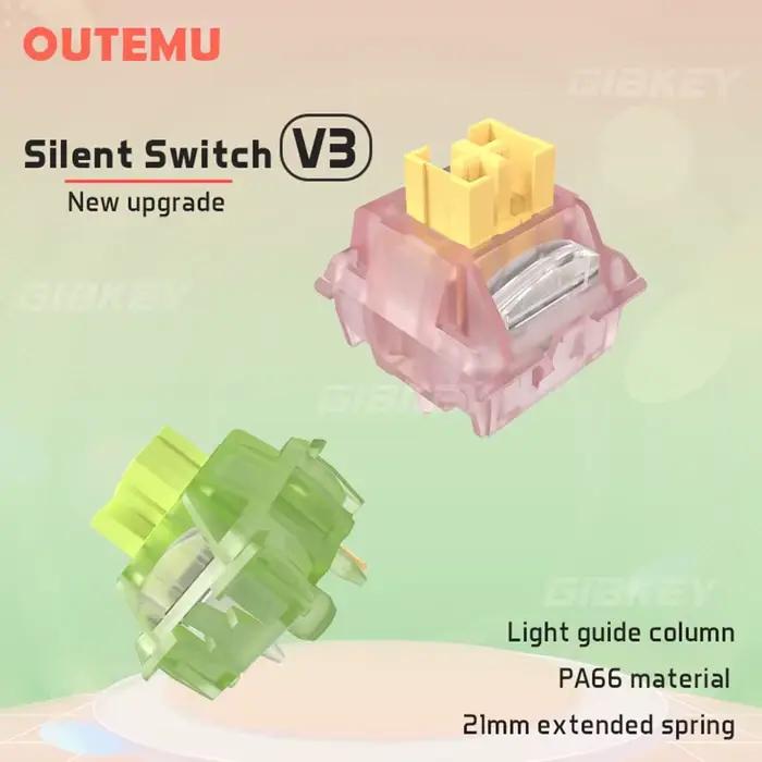 Outemu-Joli silencieux Peach V3