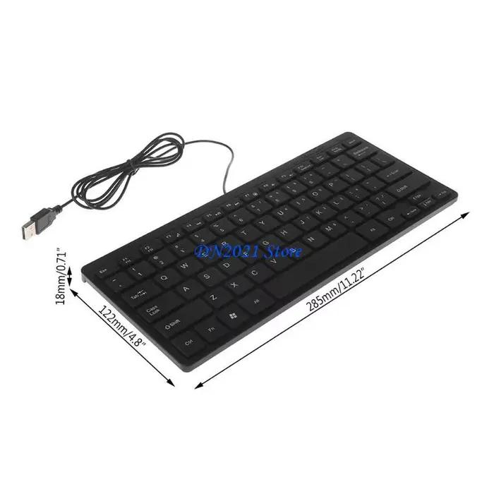 F3KE 104 touches clavier Ultra-mince câble USB Mini