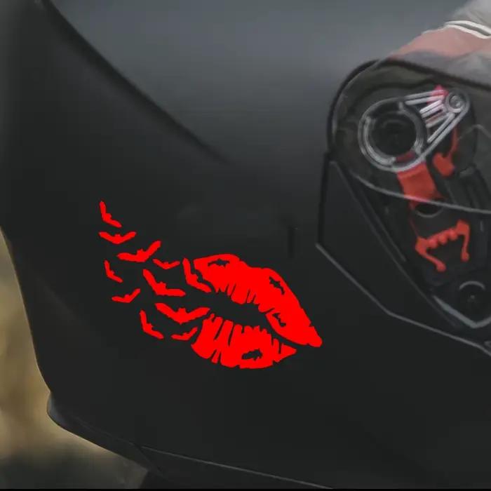 1PC autocollants pour casque de moto