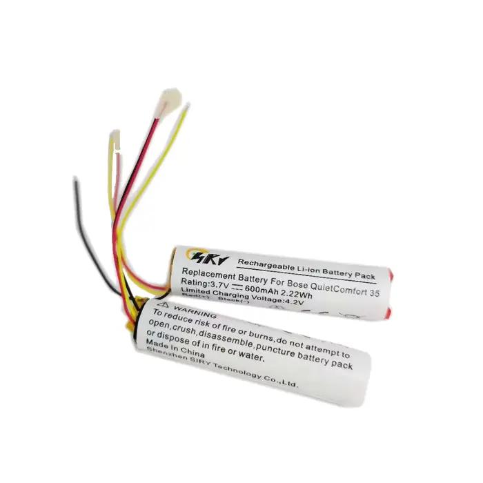 Batterie Lipo de remplacement pour casque Bose QuietComfort, 3.7V, QC45, QC35