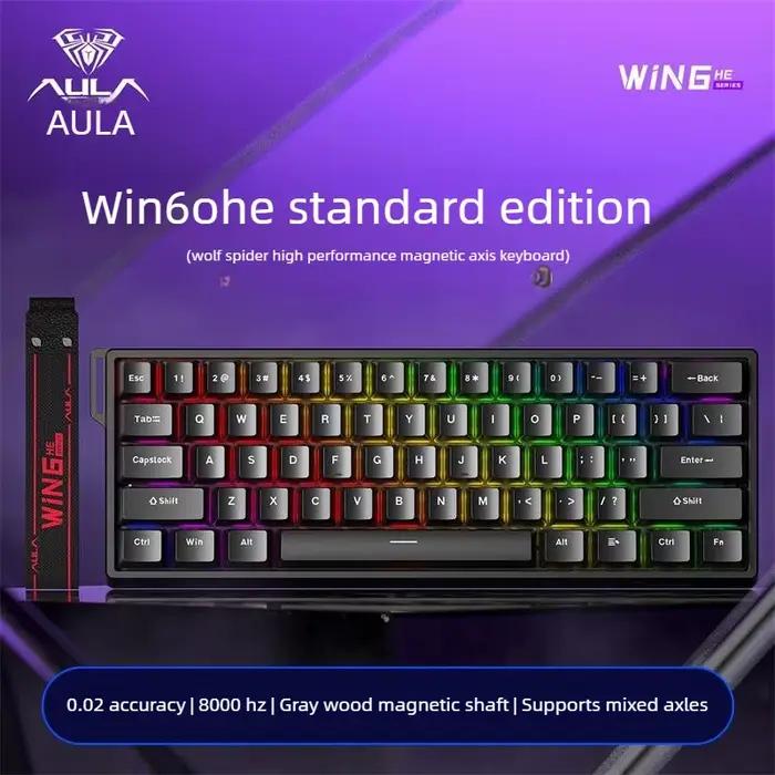 Clavier magnétique AULA Win60He RGB Hero 60He