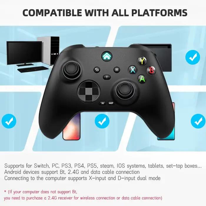 Manette de jeu sans fil pour jeux Steam PC