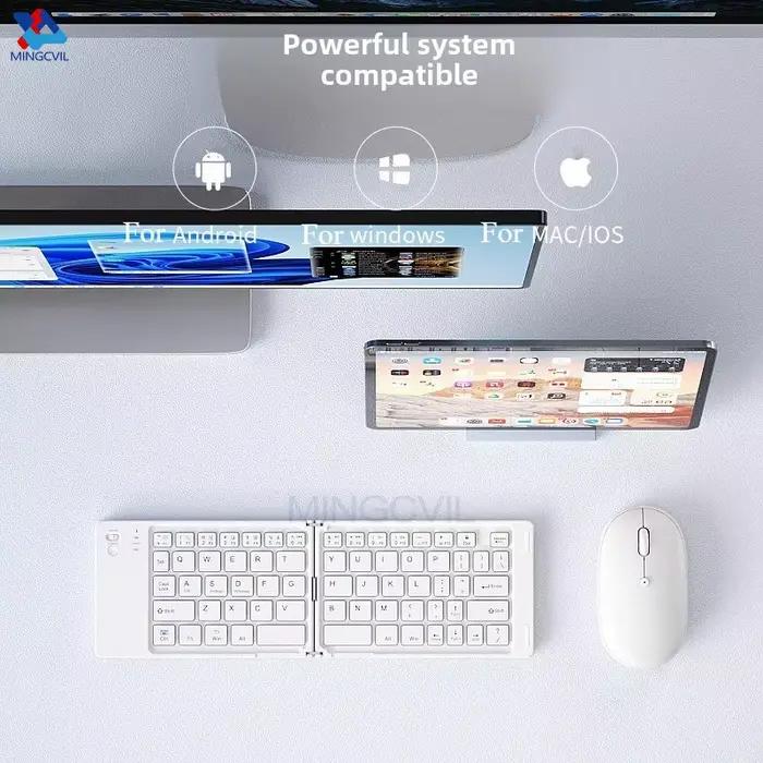 MINGCVIL Mini clavier sans fil pliable