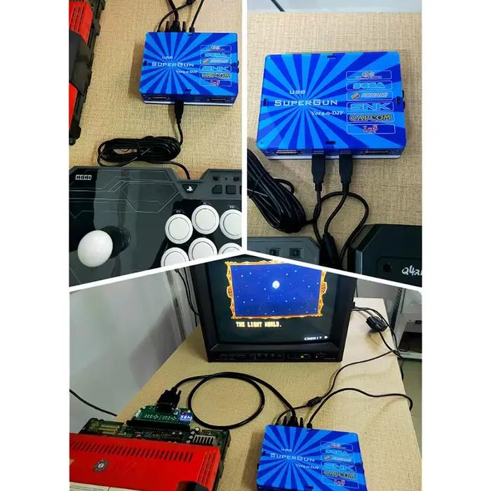 JAMMA vers USB Joypad SuperGun CBOX V4.0 contrôleur d'arcade avec convertisseur externe pour toute carte mère de jeu