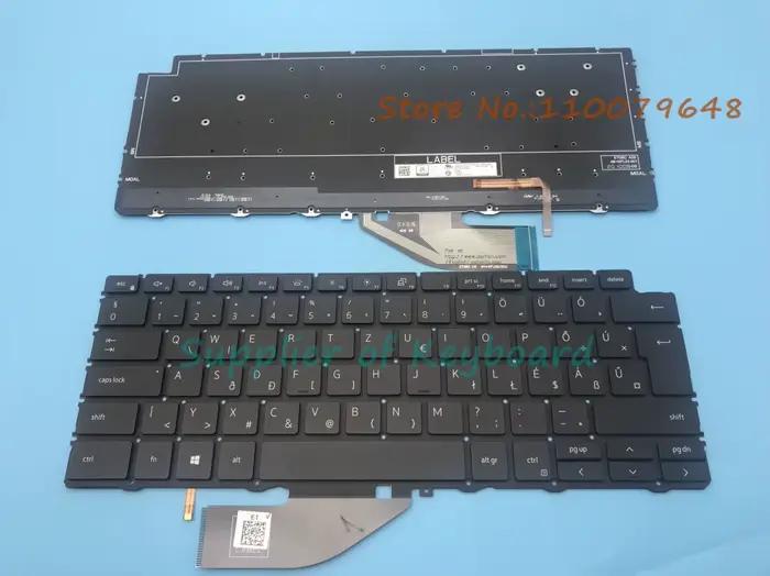 Nouveau clavier anglais/espagnol latin/royaume-uni (GB)/hongrois pour Dell XPS 13 7390 9310 2-en-1 ordinateur portable rétro-éclairé noir