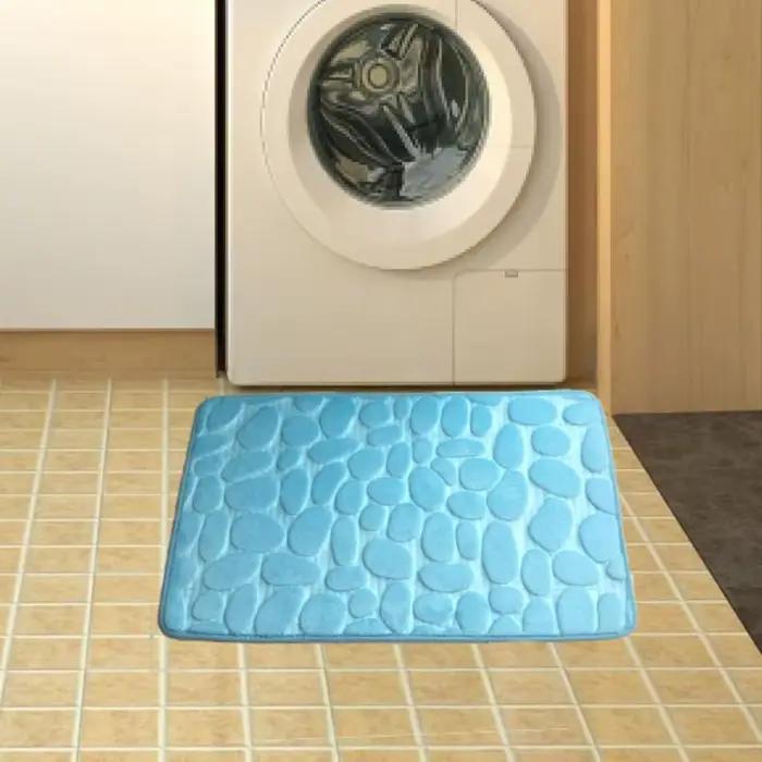 Tapis de bain à Absorption d'eau Durable, paillasson antidérapant pour la maison, lavable, pour salle de bain
