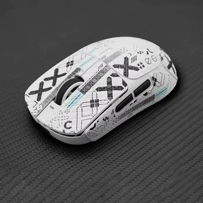 Autocollants latéraux antidérapants pour souris de jeu DIY