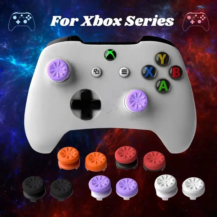 NOUVEAU 2 pièces Freek Galaxy Professional Thumbstick (violet noir et blanc) pour Xbox Series X/S