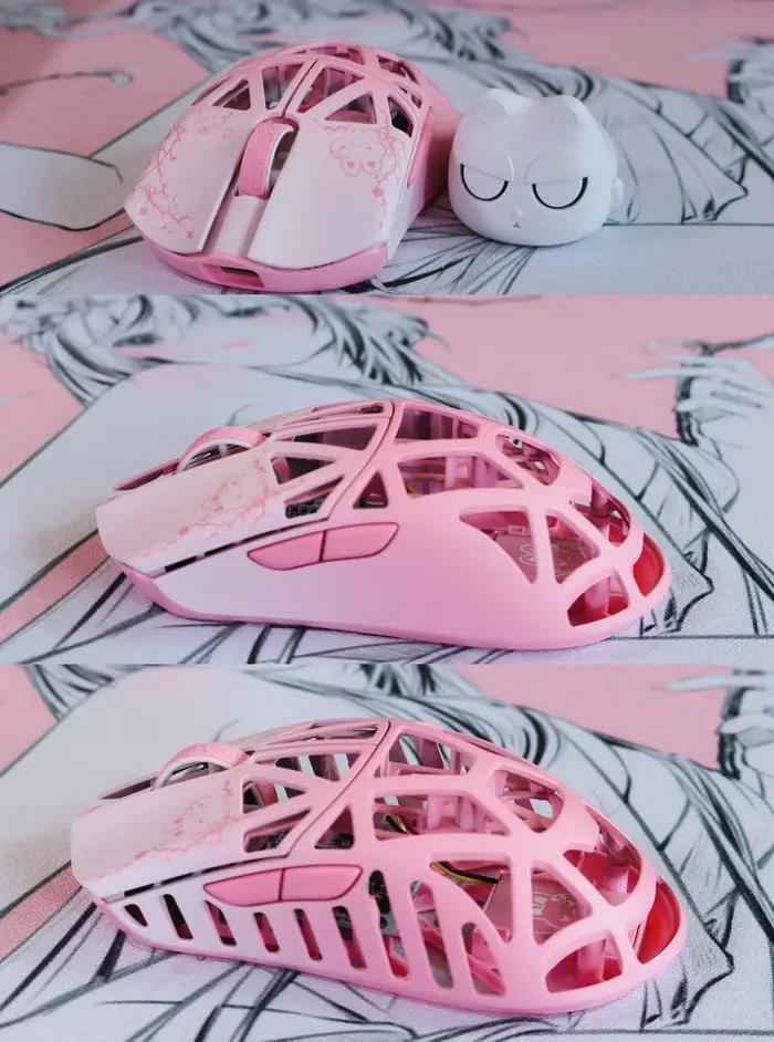 【Édition limitée】 Souris de jeu WLMOUSE Beast X Series Pink Rabbit Magnésium