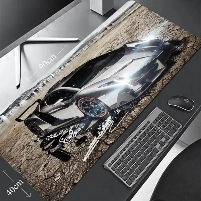 Tapis de souris COOL L-Lamborghinies en microfibre de caoutchouc antidérapant, pour jeux vidéo et bureau, personnalisable avec plusieurs couleurs pour un look unique et durable