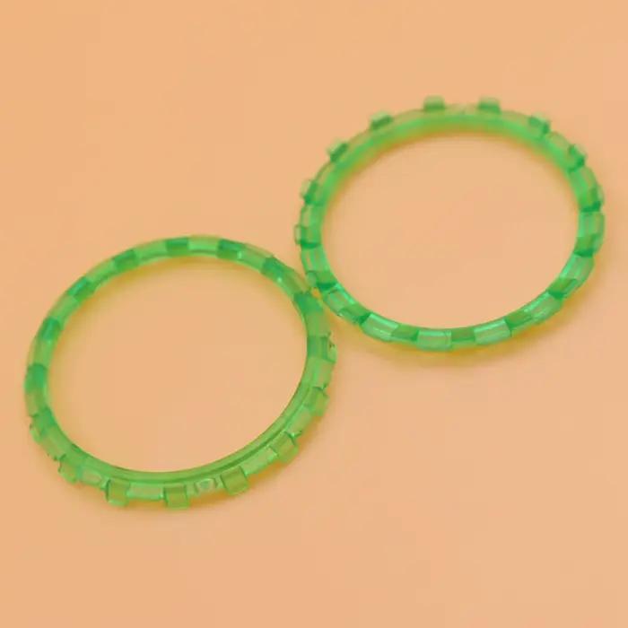 4 paires pour contrôleur PS5 en plastique coloré + couleur transparente