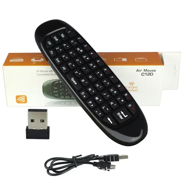 Fly Air Mouse 2.4G Mini clavier sans fil télécommande Rechargeable pour ordinateur portable Android TV Box PC projecteur boîte de jeu à distance