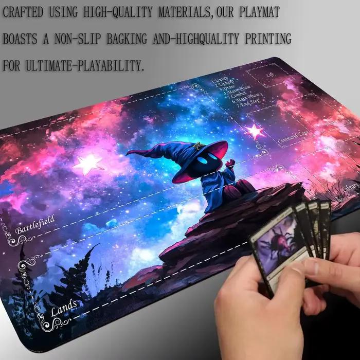 Magnifique tapis de jeu MTG Galactic Wizard