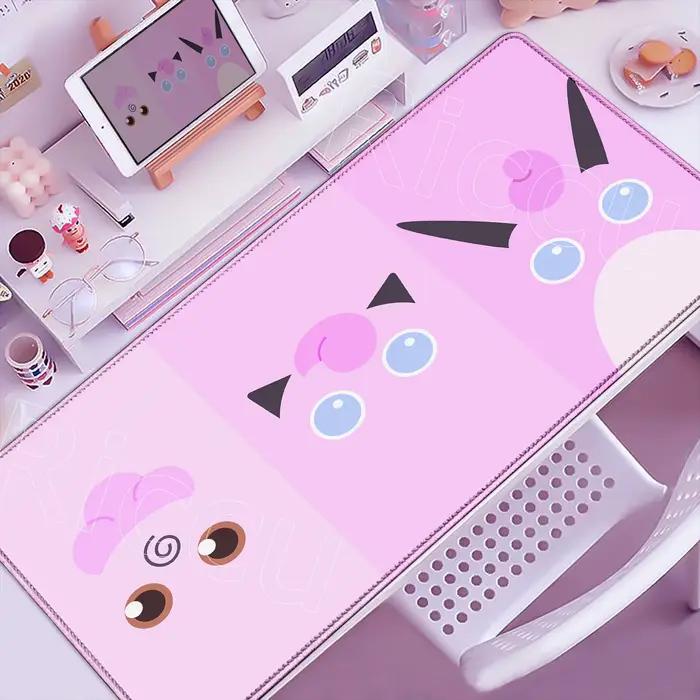 Nouveau tapis de clavier rose Kawaii XXL pour PC