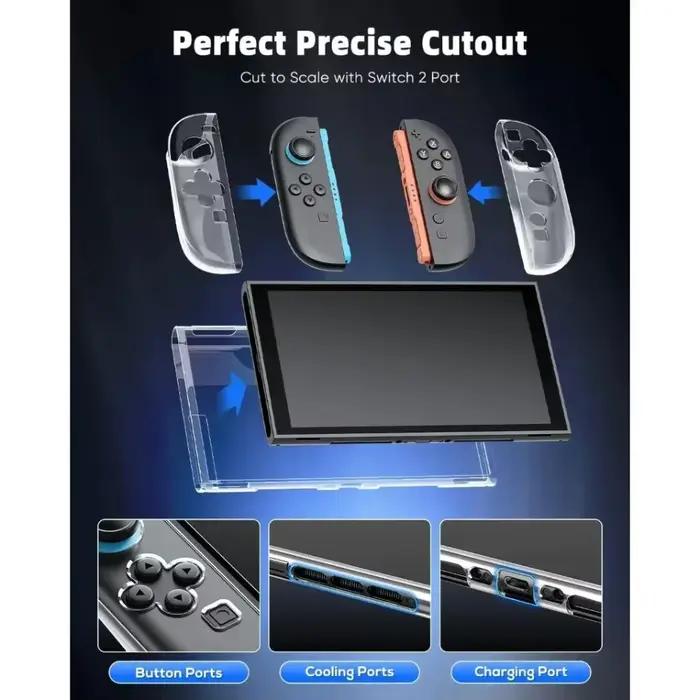 Étui rigide Transparent pour NS Switch 2